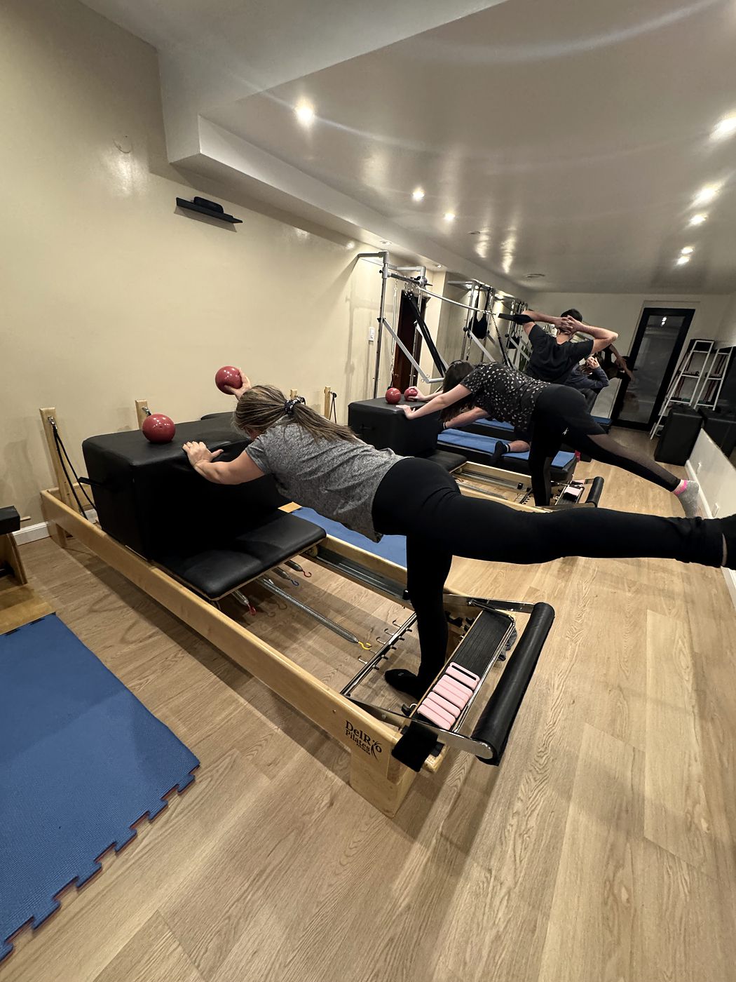 Alumna en el reformer